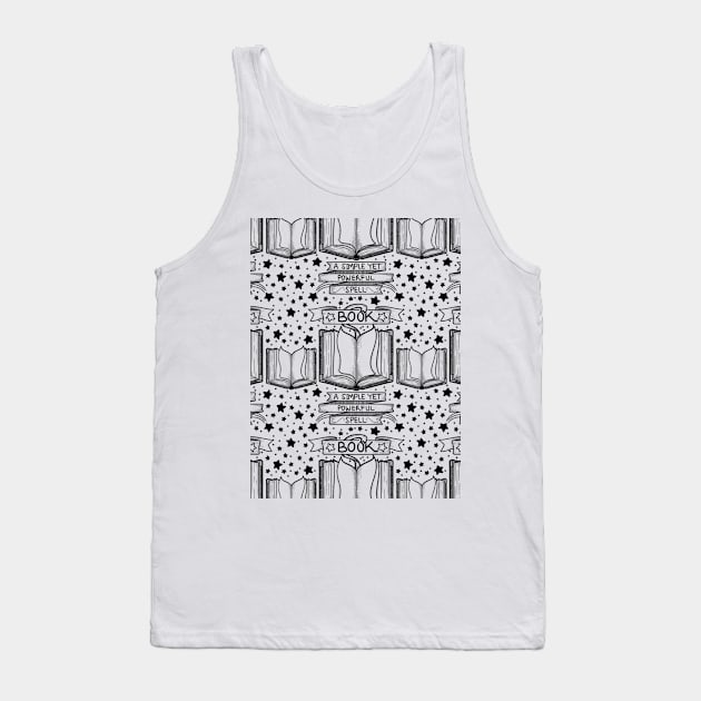 Book Simple Yet Powerful Digital Illustration Tank Top by zarya_kiqo